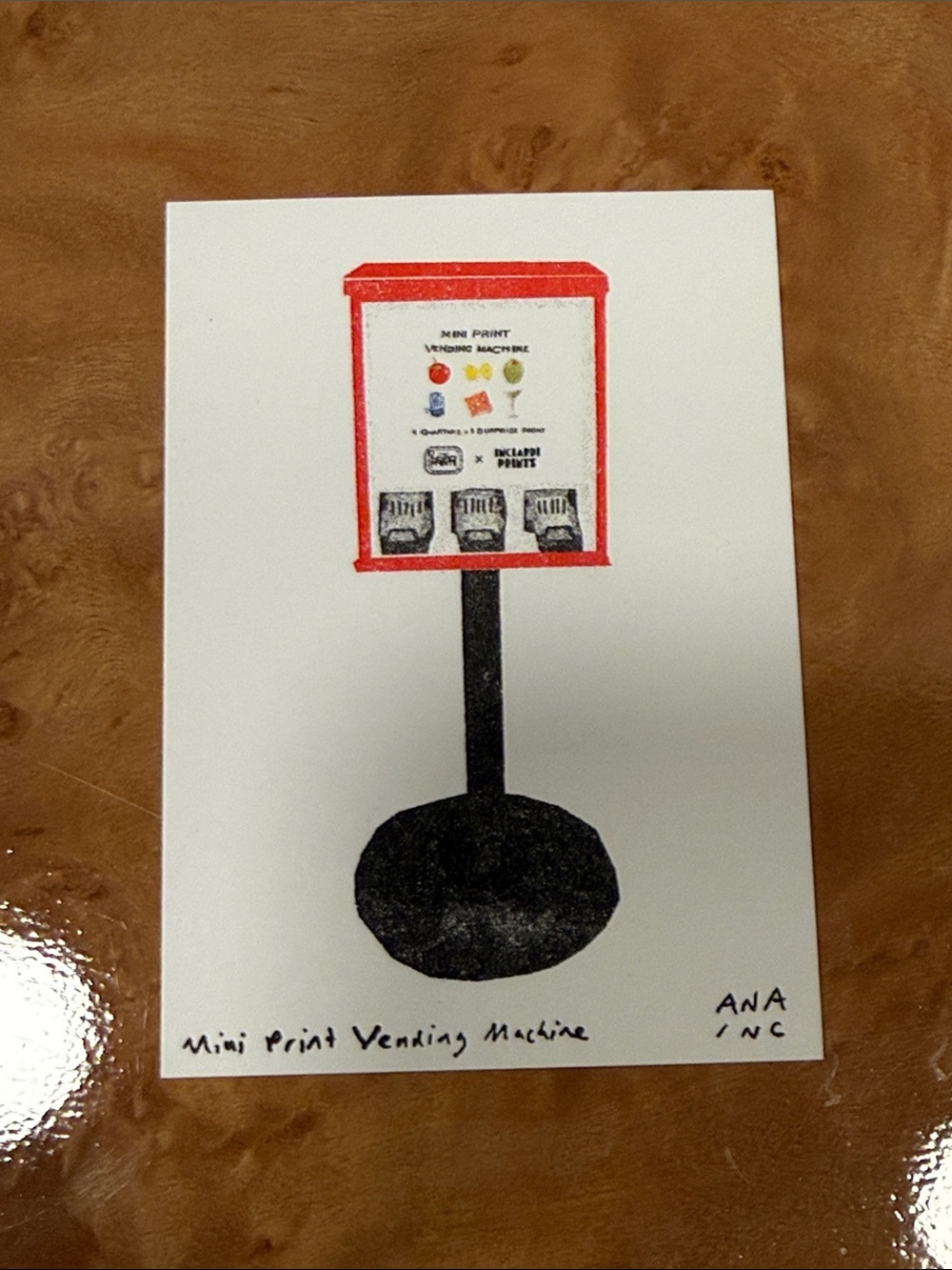 Inciardi Mini Print Vending Machine